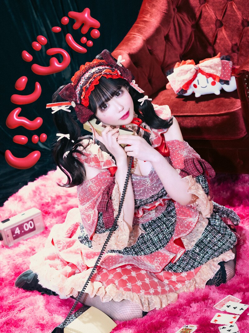 DSPMデコチェキ展 2022年 恋汐りんご 恋汐りんご2022生誕グッズ／しゅがりんおなまえバッジ&#9825