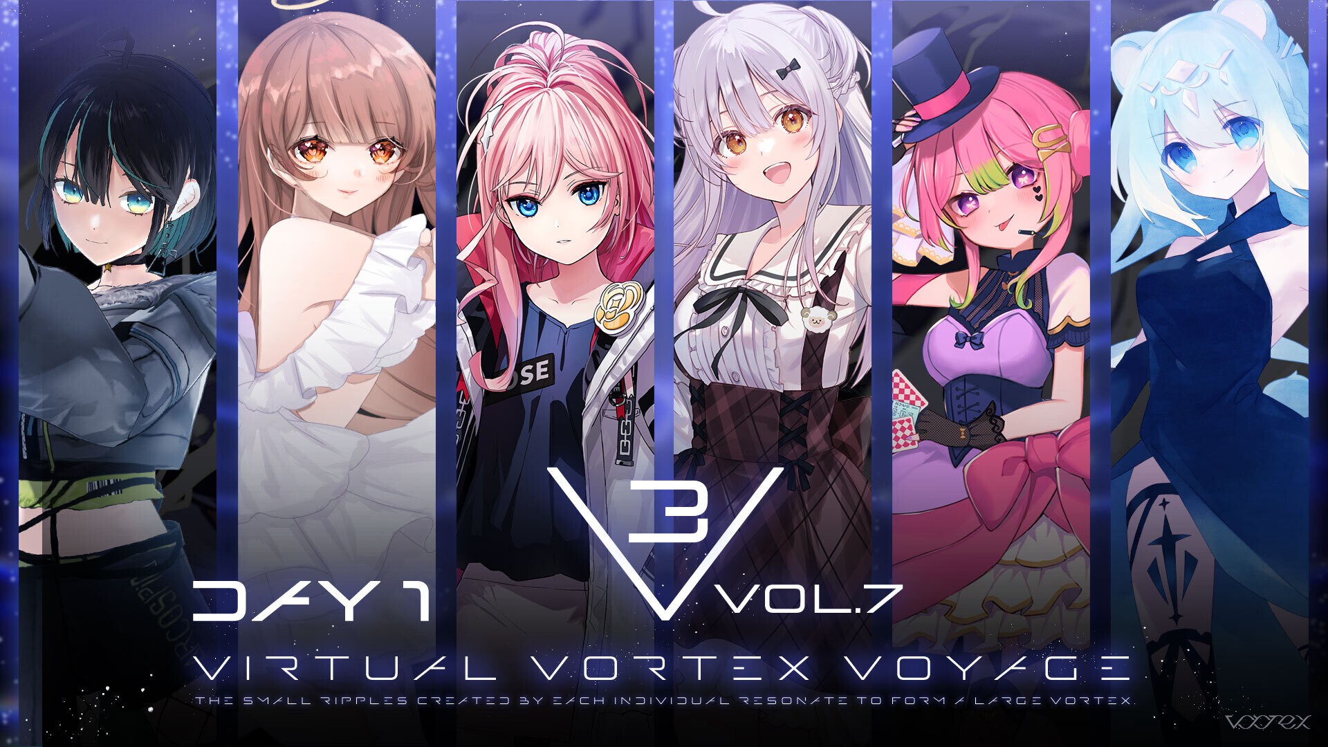 vortex主催『V³: Virtual Vortex Voyage』vol.7 DAY1 | ProjectBLUE