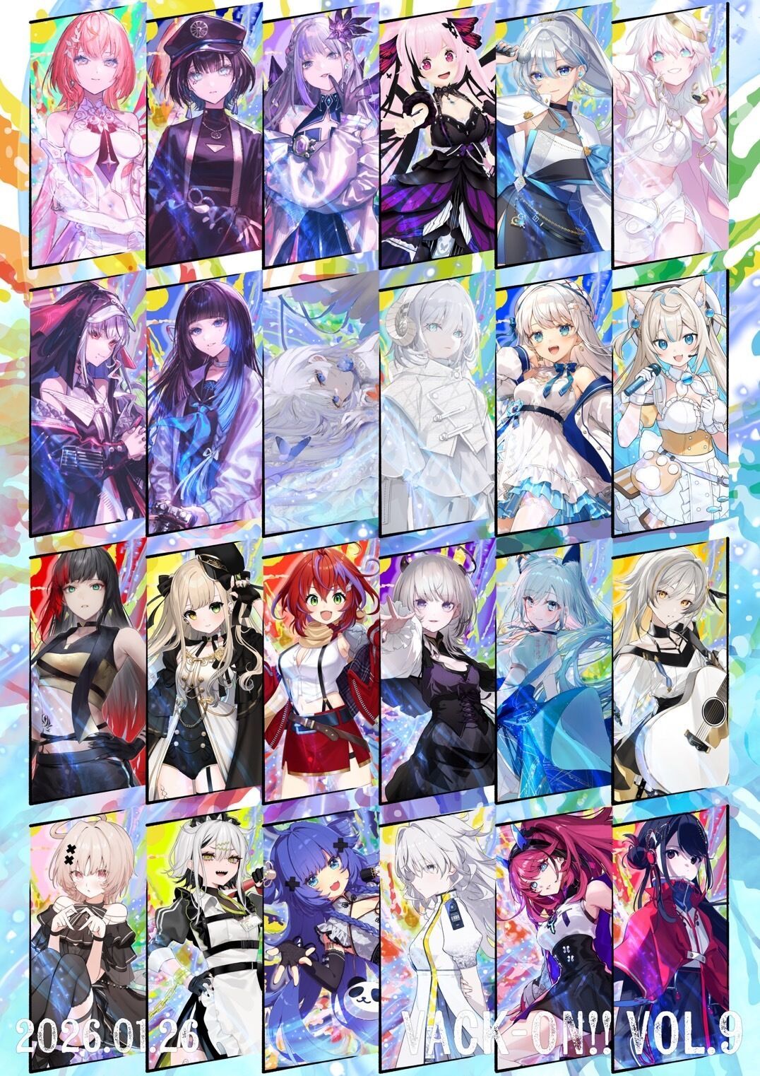 Vack-ON!! vol.9出演者様（順不同）