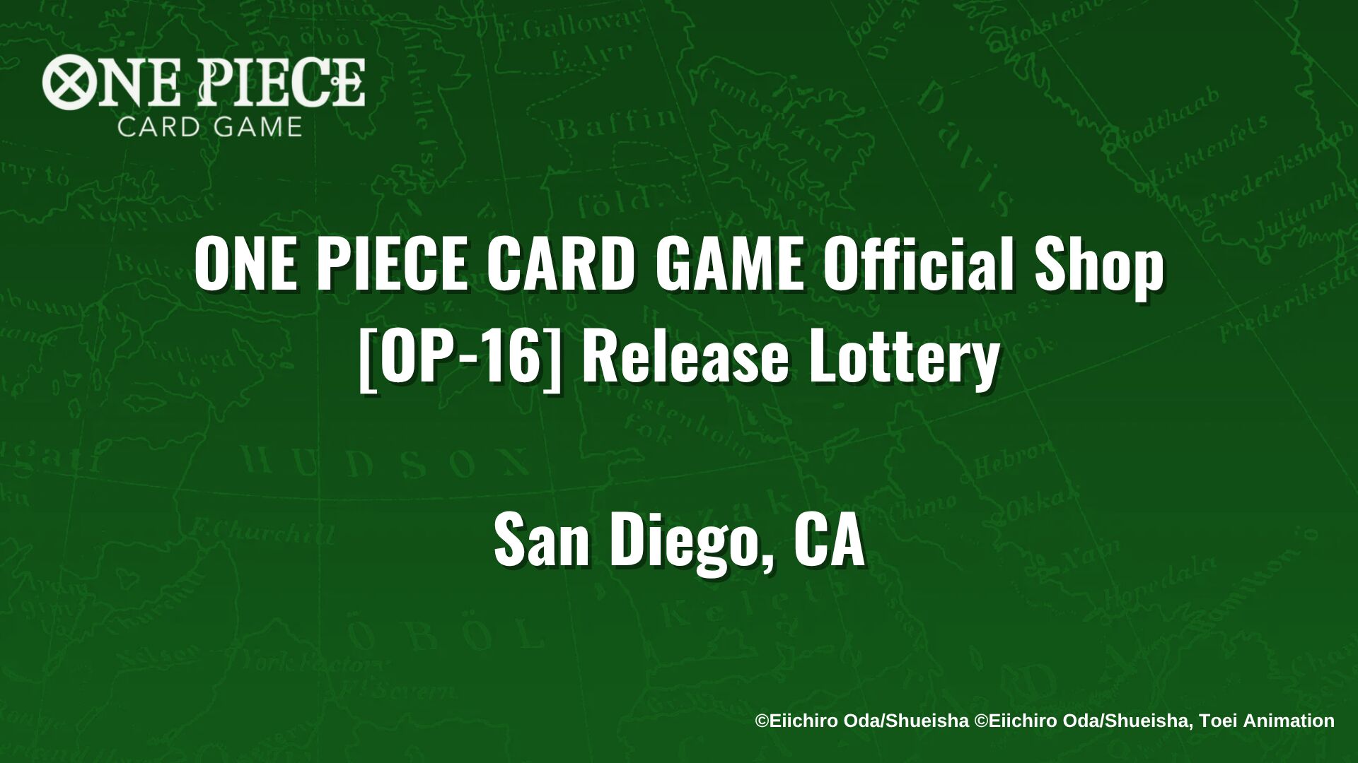 one piece card game san diego OP-16 Release Event: Diego, CA San Diego Official Store :
