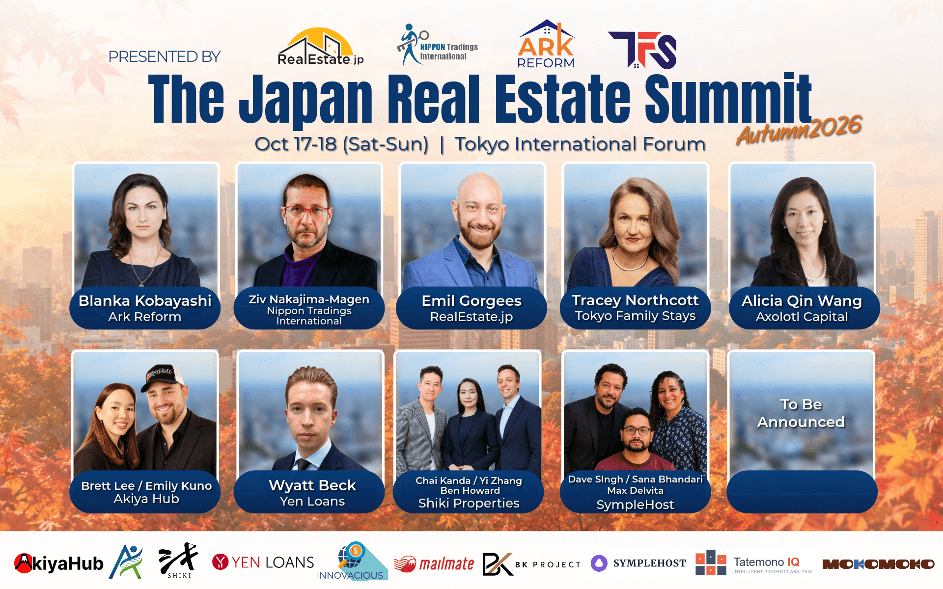 The Japan Real Estate Summit - Autumn 2026