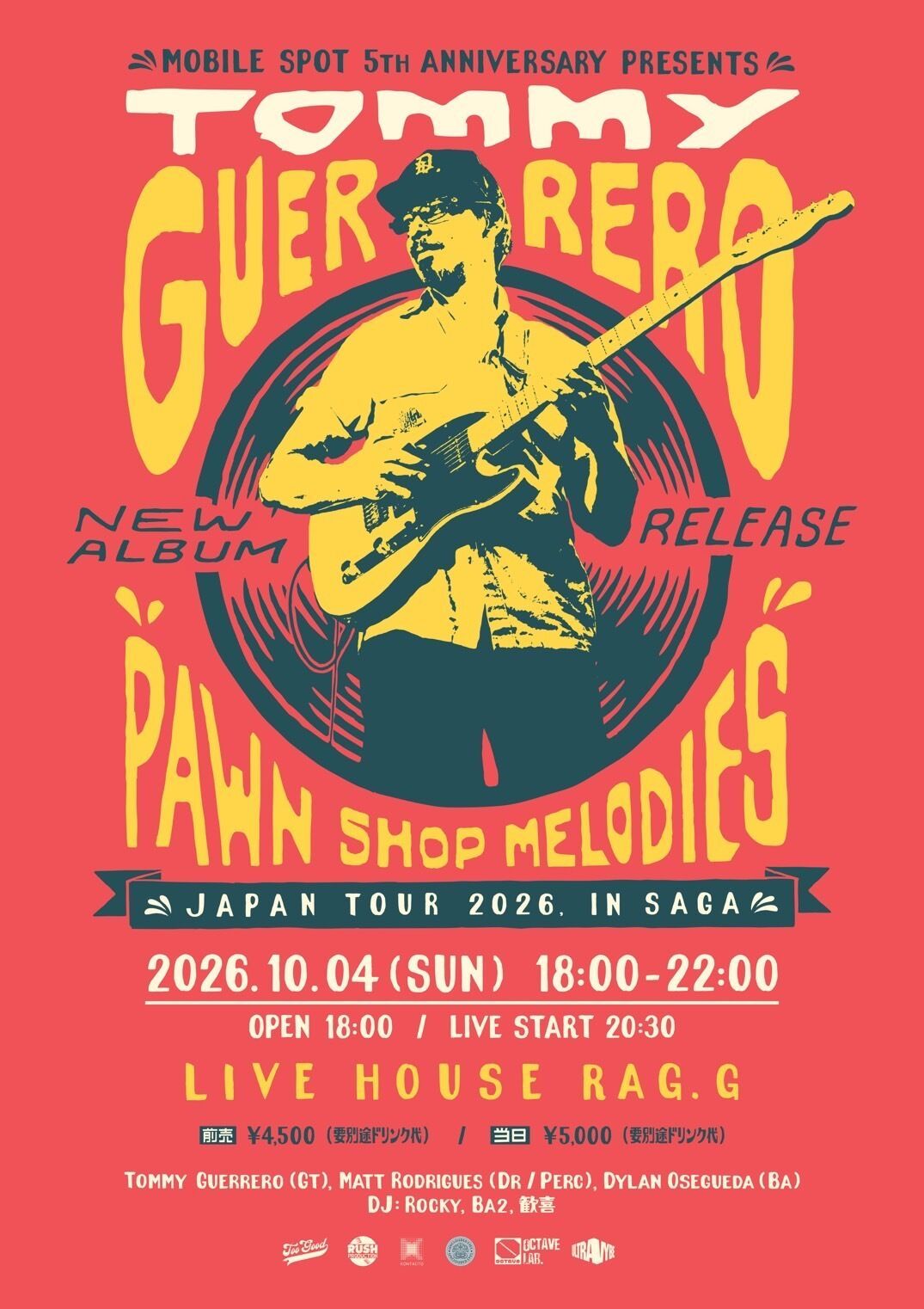 MOBILE SPOT 5th Anniversary Presents TOMMY GUERRERO “PAWN SHOP