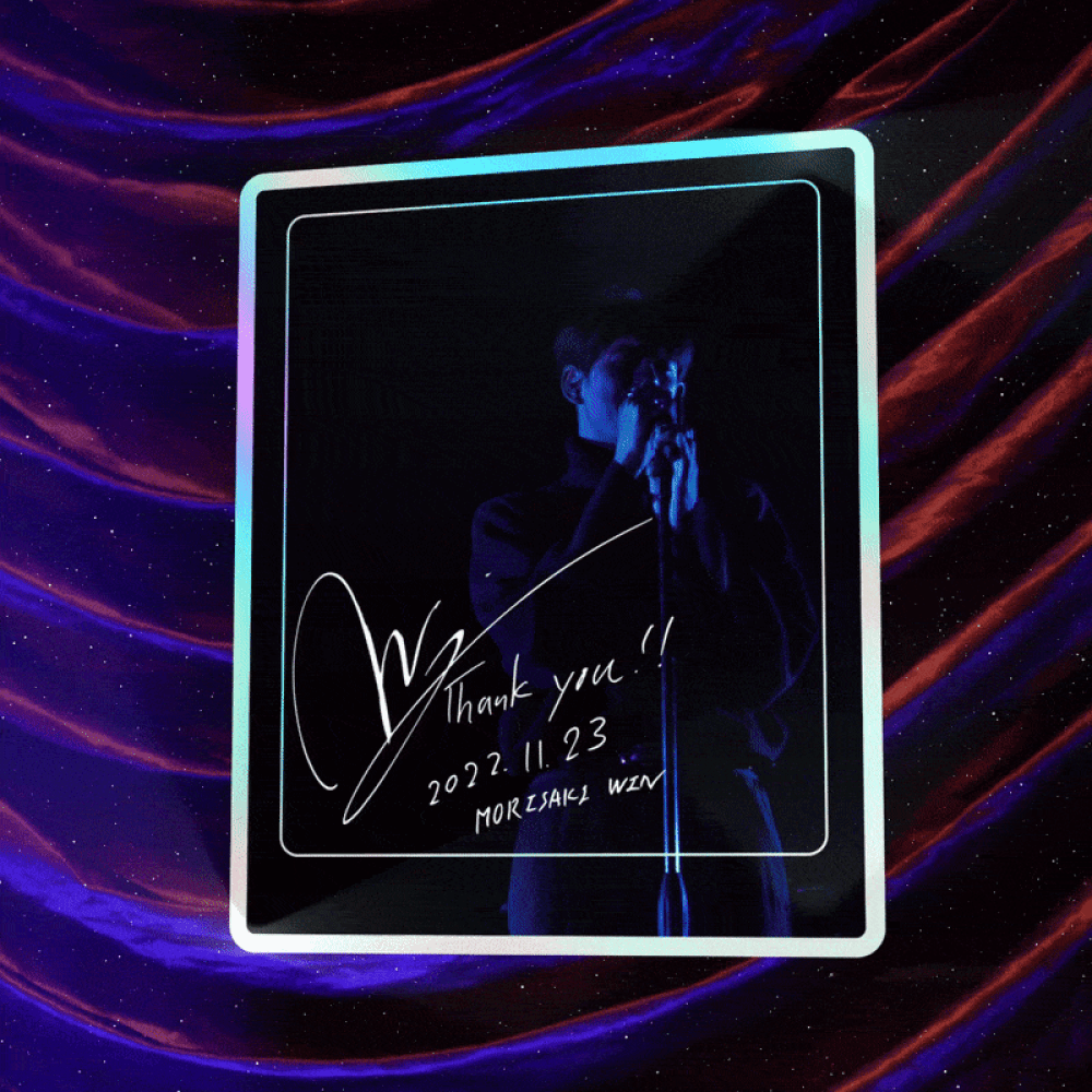 サイン入り 1】MORISAKI WIN GIG Limited - Zaiko