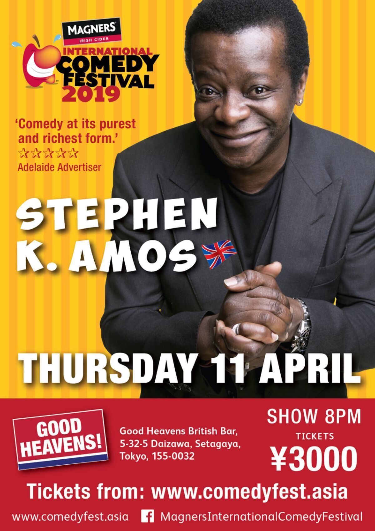 Magner's International Comedy Presents-Stephen K. Amos