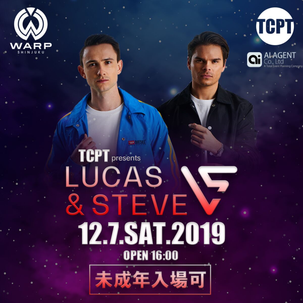 Lucas & Steve JAPAN TOUR in WARP SHINJUKU