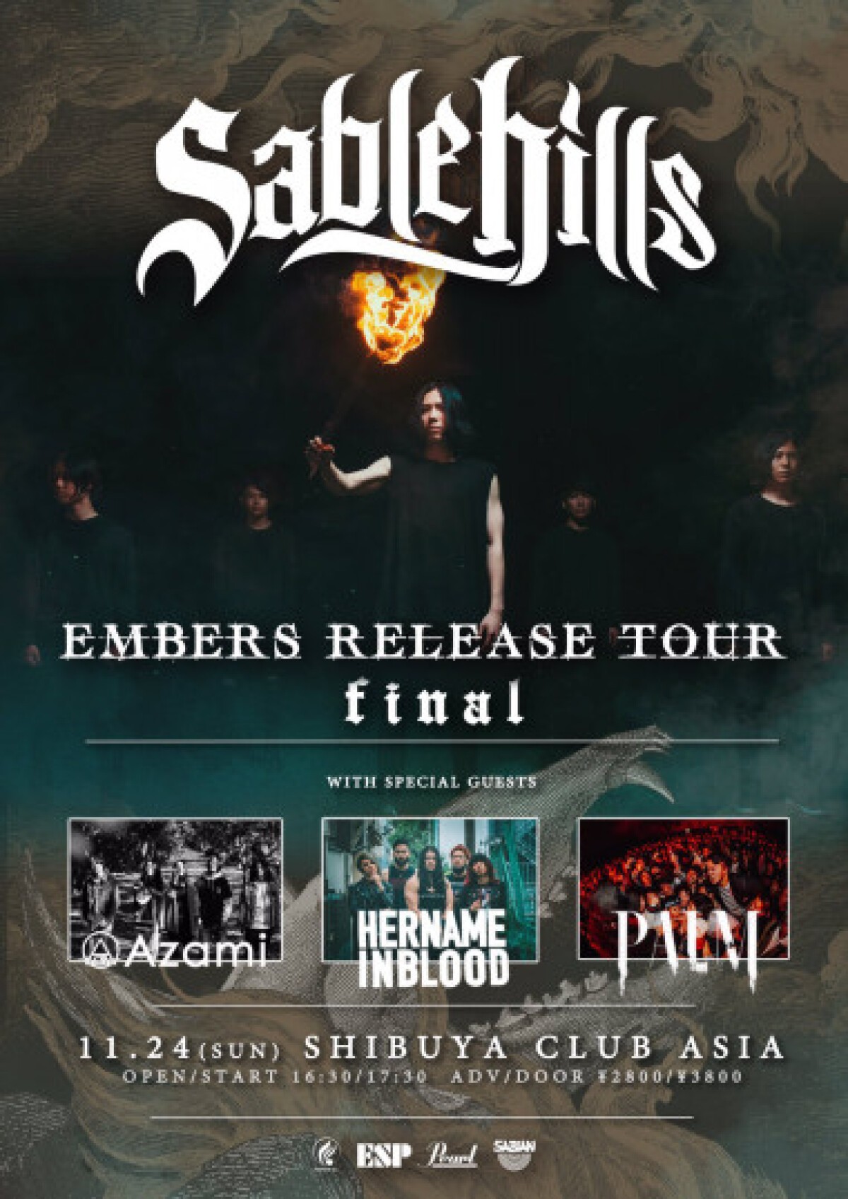 Sable Hills presents "EMBERS RELEASE TOUR FINAL"