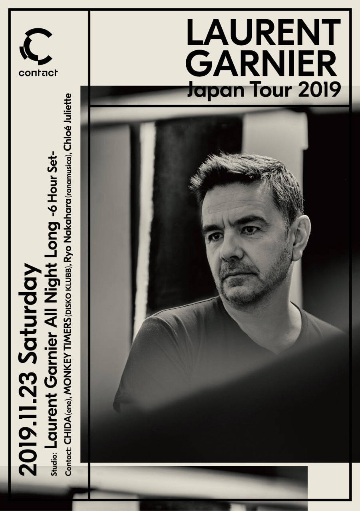 Laurent Garnier Japan Tour 2019