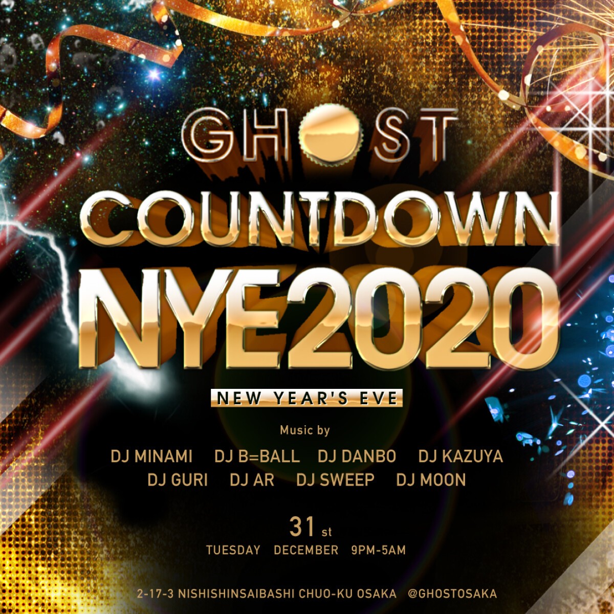 GHOST COUNTDOWN NEW YEAR'S EVE 2020