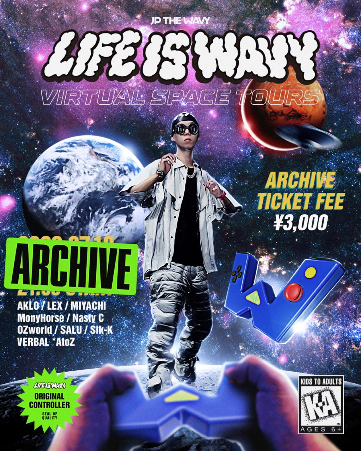 LIFE IS WAVY VIRTUAL SPACE TOURS