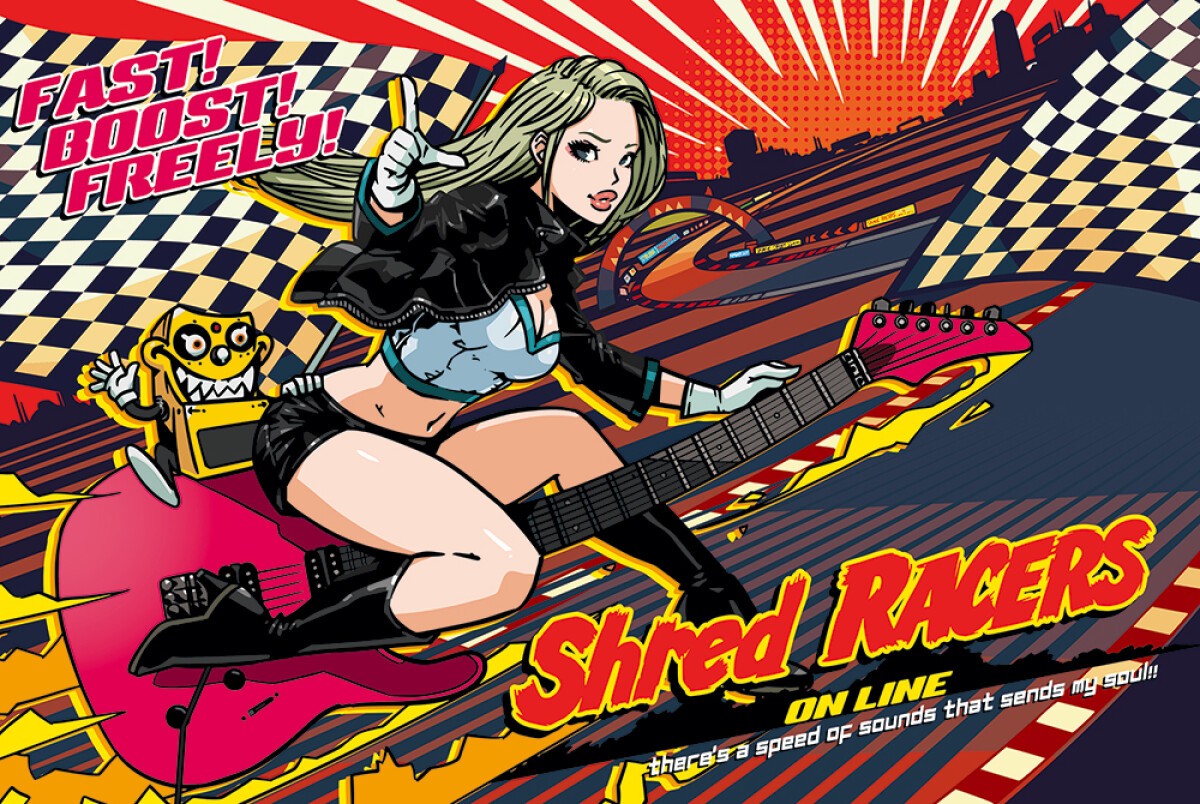 Live show with Japan's technical guitarists [Shred RACERS ONLINE F1]