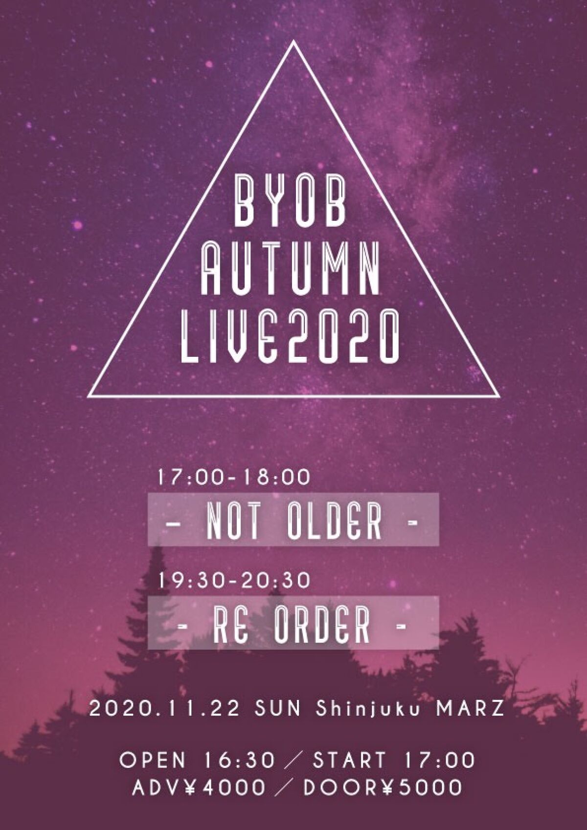 『BYOB AUTUMN LIVE 2020』
