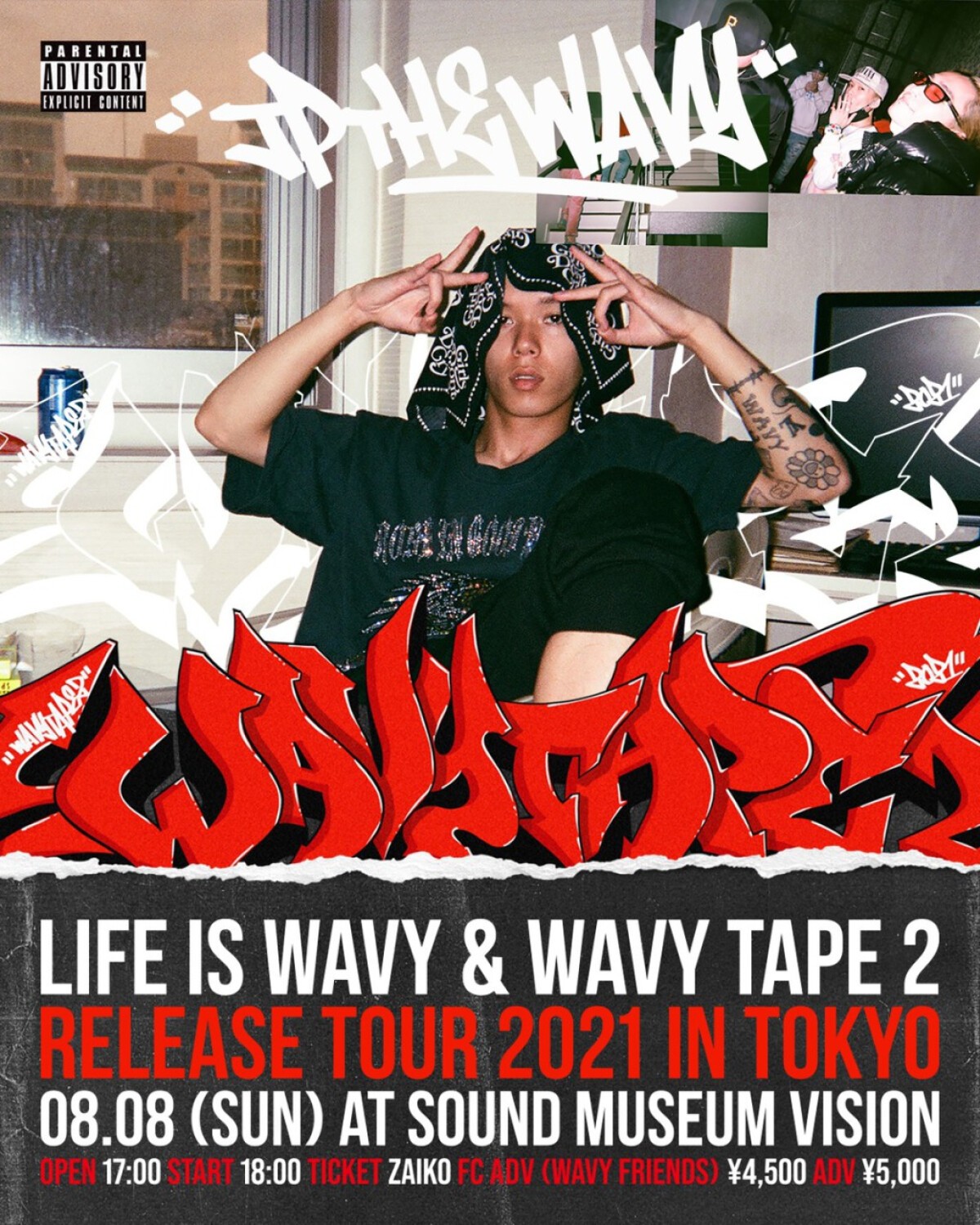 LIFE IS WAVY & WAVY TAPE 2 RELEASE TOUR 2021 in Tokyo