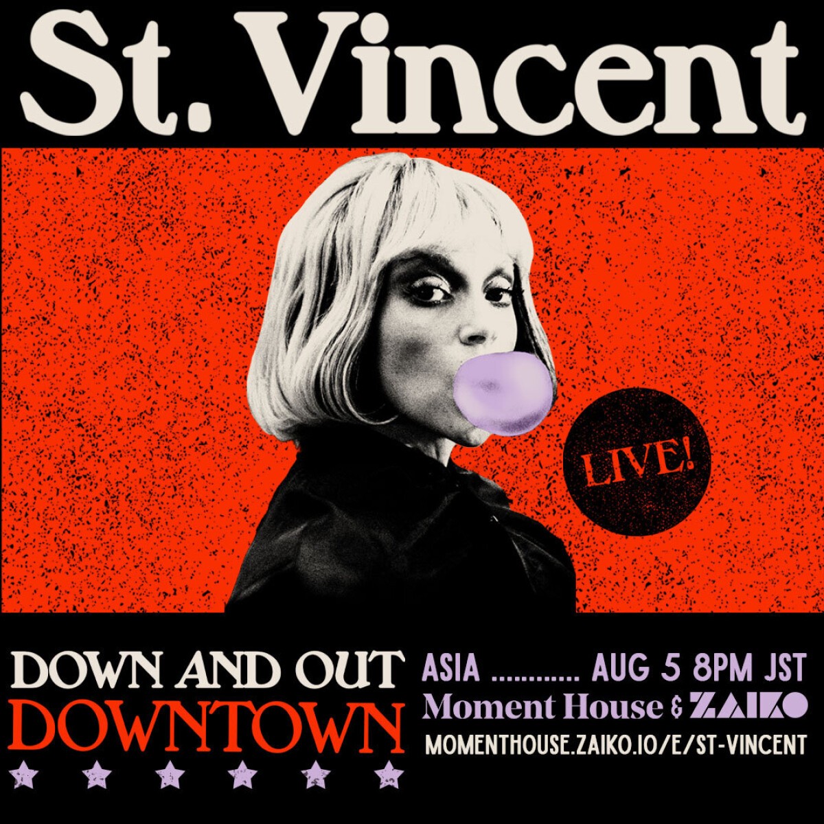 St. Vincent 'Down and Out Downtown'