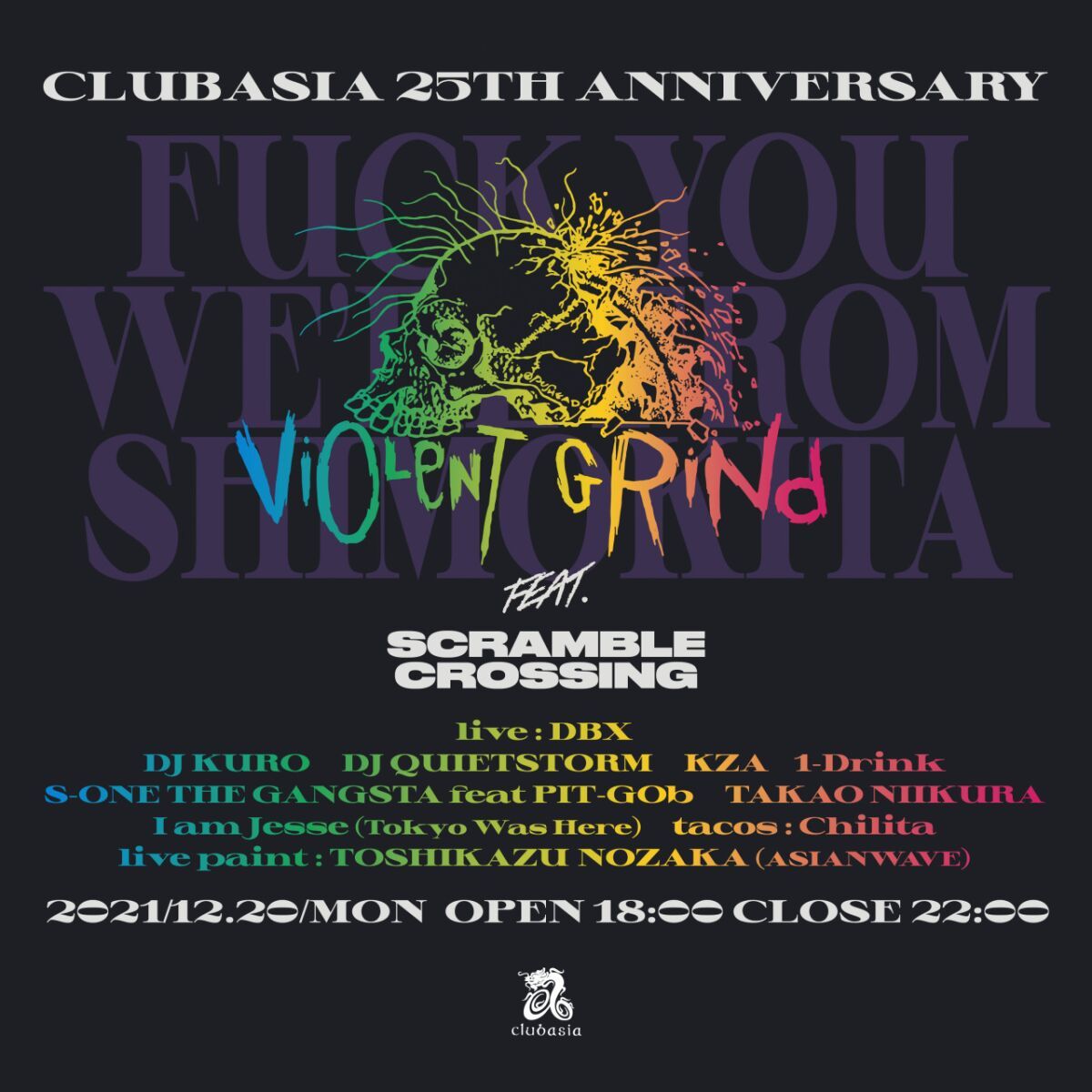 clubasia 25th anniversary × VIOLENTGRIND