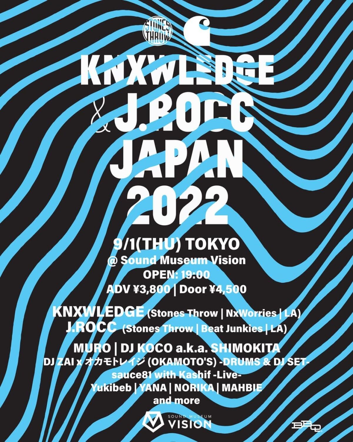 STONES THROW JAPAN TOUR 2022 J.ROCC & KNXWLEDGE