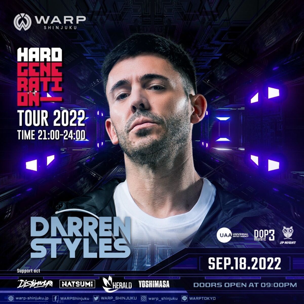 Darren Styles 【HARD GENERATION tour 2022】