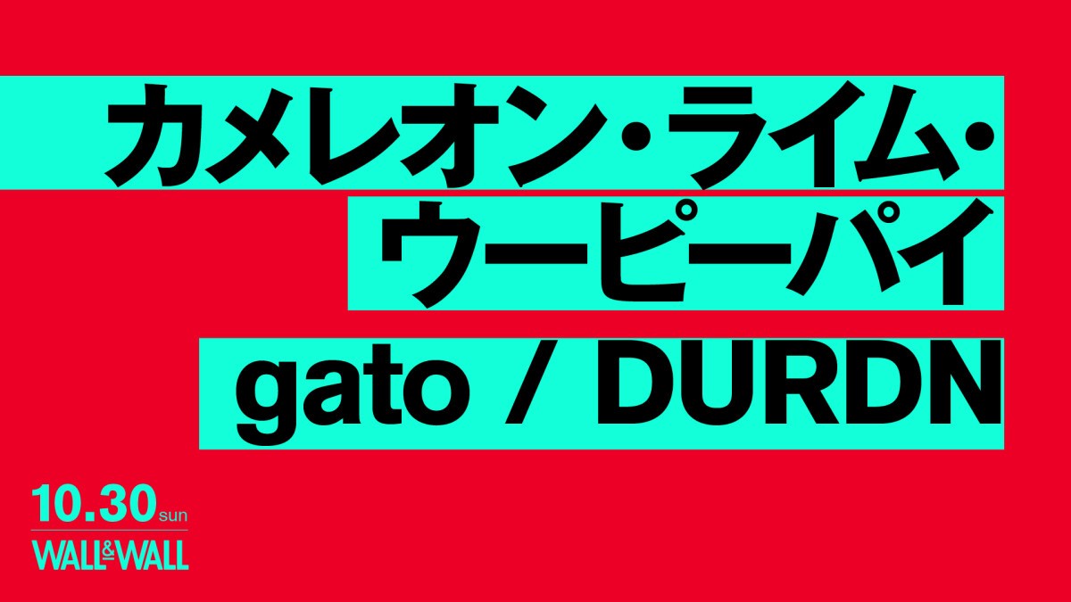 カメレオン・ライム・ウーピーパイ x gato x DURDN