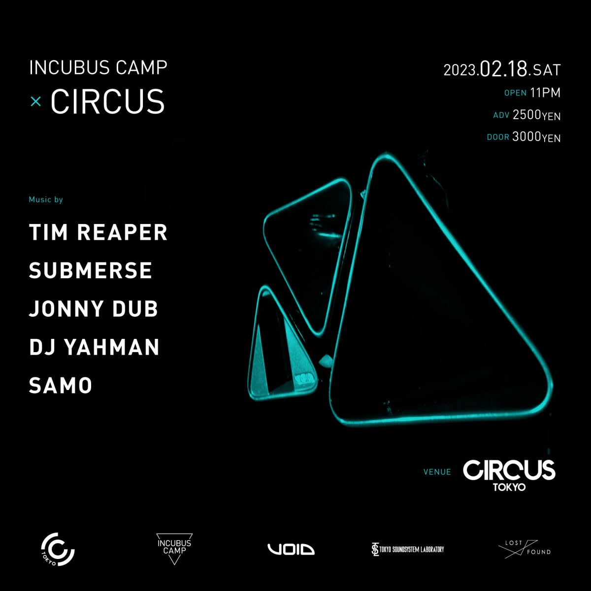 INCUBAS CAMP × CIRCUS presents TIM REAPER