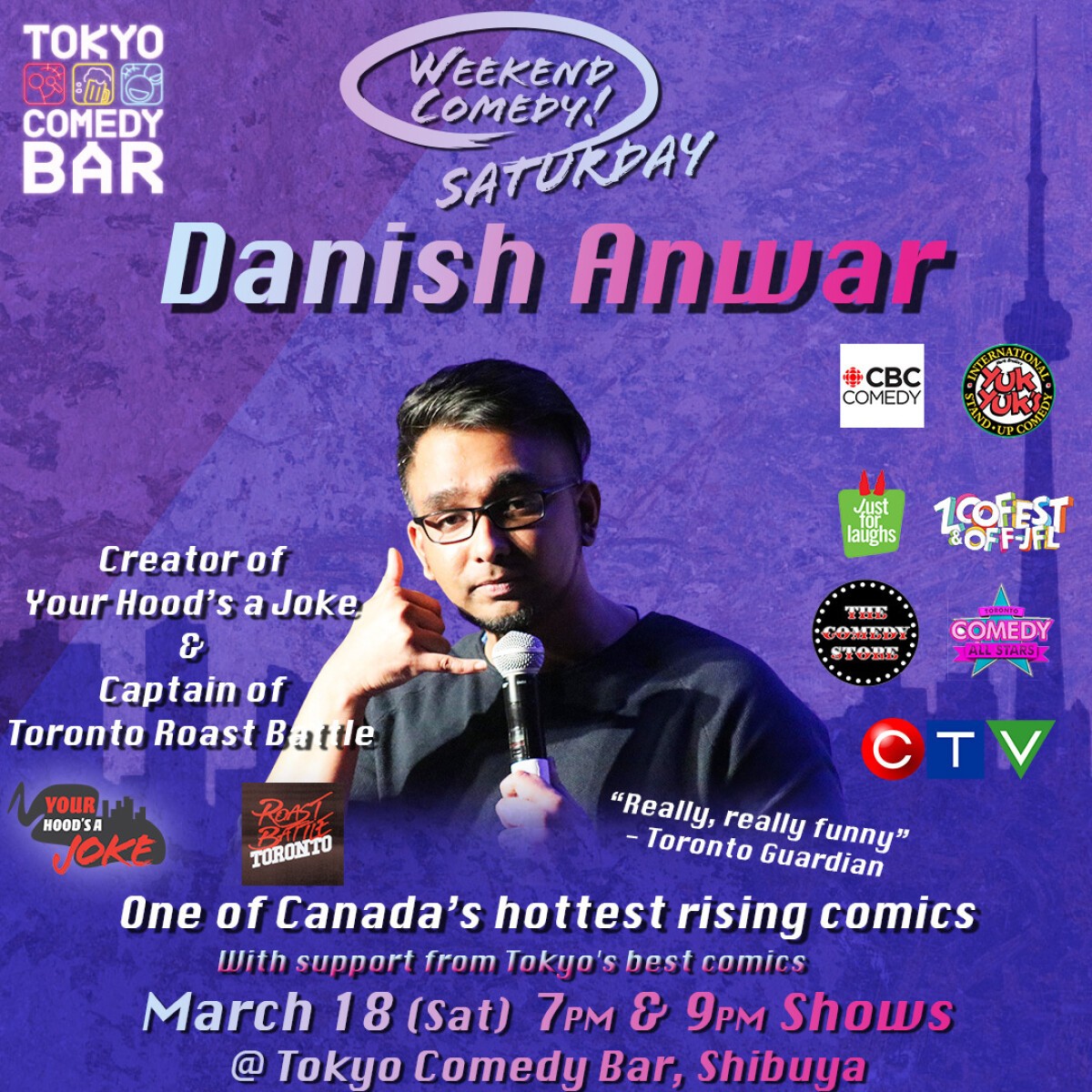 Danish Anwar (CAN) Headliner!