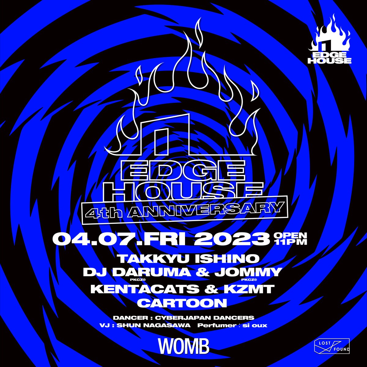 EDGE HOUSE 4th ANNIVERSARY