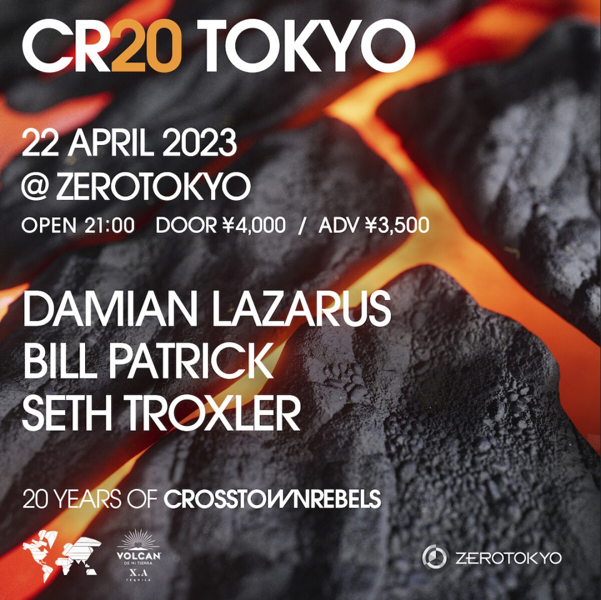 CR20 TOKYO 20 YEARS OF CROSSTOWNREBELS