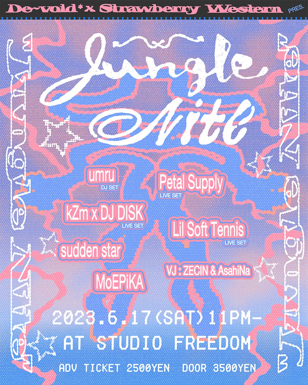 De-void* x Strawberry Western  Presents “Jungle Nite” with umru