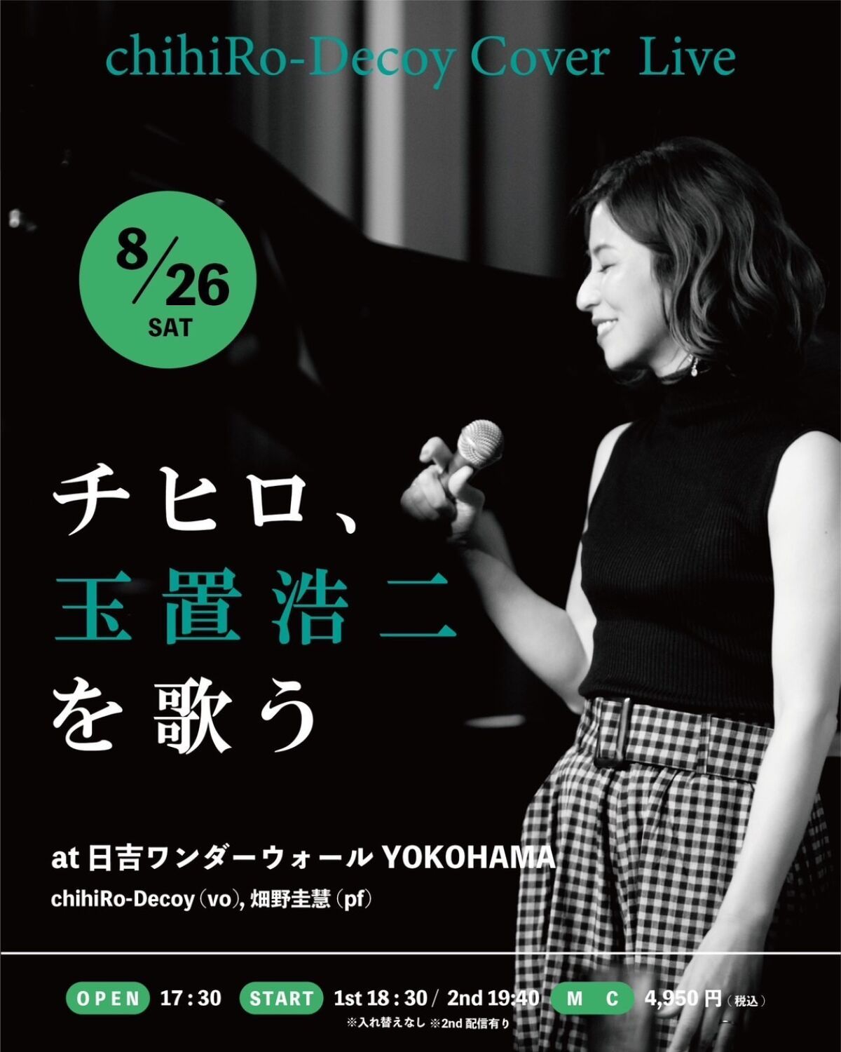 chihiRo-Decoy(vo) Cover Live【WWYLIVE】