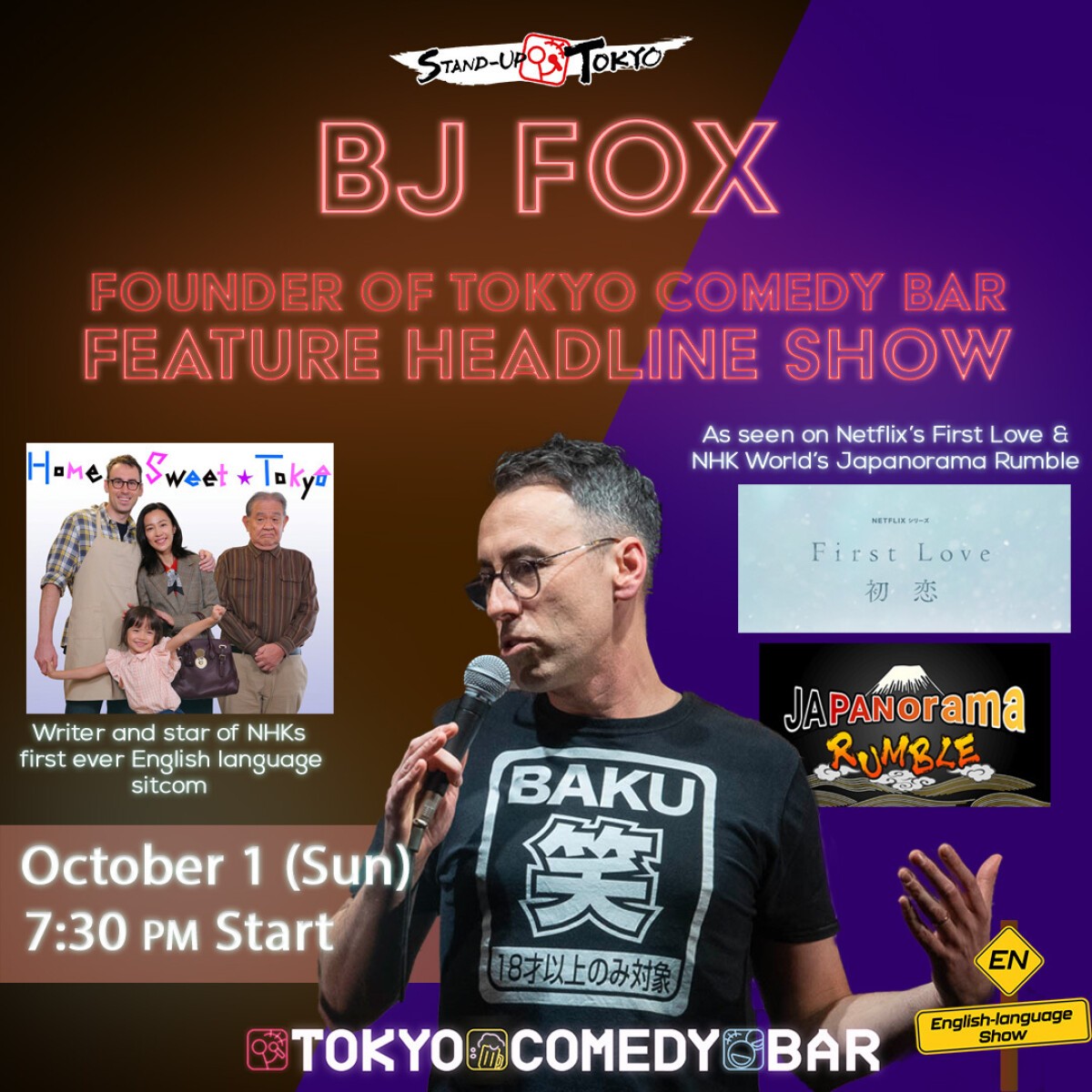 BJ Fox & Friends (English Headliner)