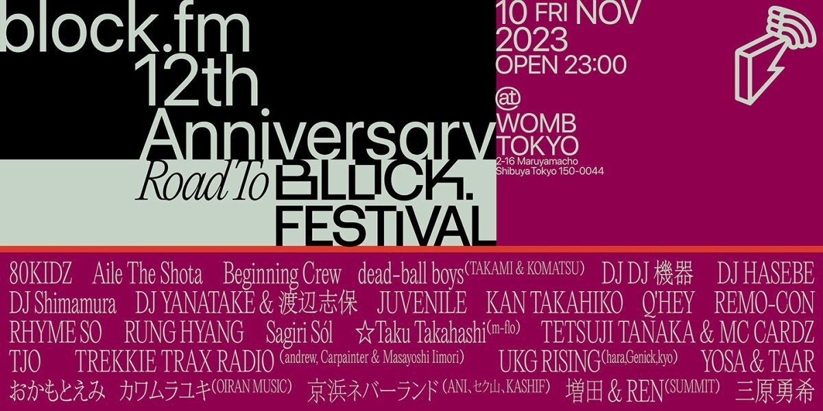 block.fm 12th Anniversary
