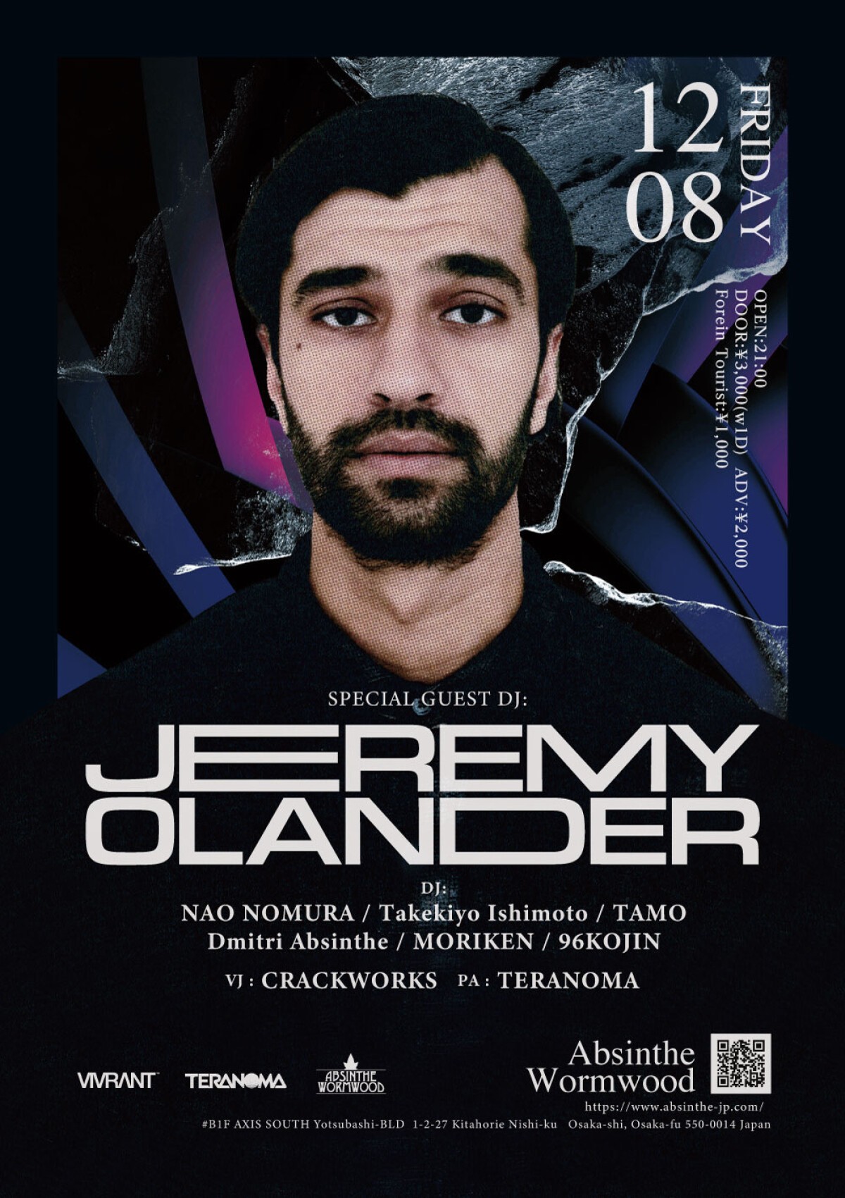 JEREMY OLANDER Japan Tour in Osaka