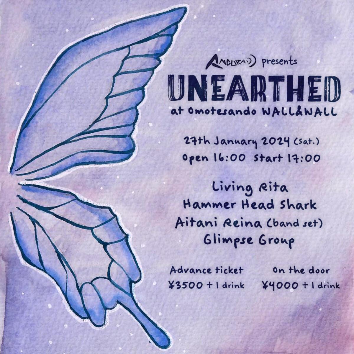 ANGURA presents 'UNEARTHED' at Omotesando WALL&WALL