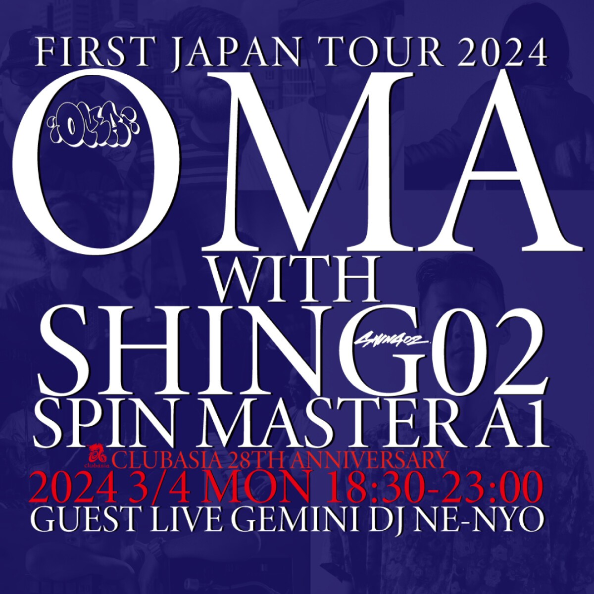 OMA  -First Japan Tour 2024-  with SHING02  clubasia 28th Anniversary