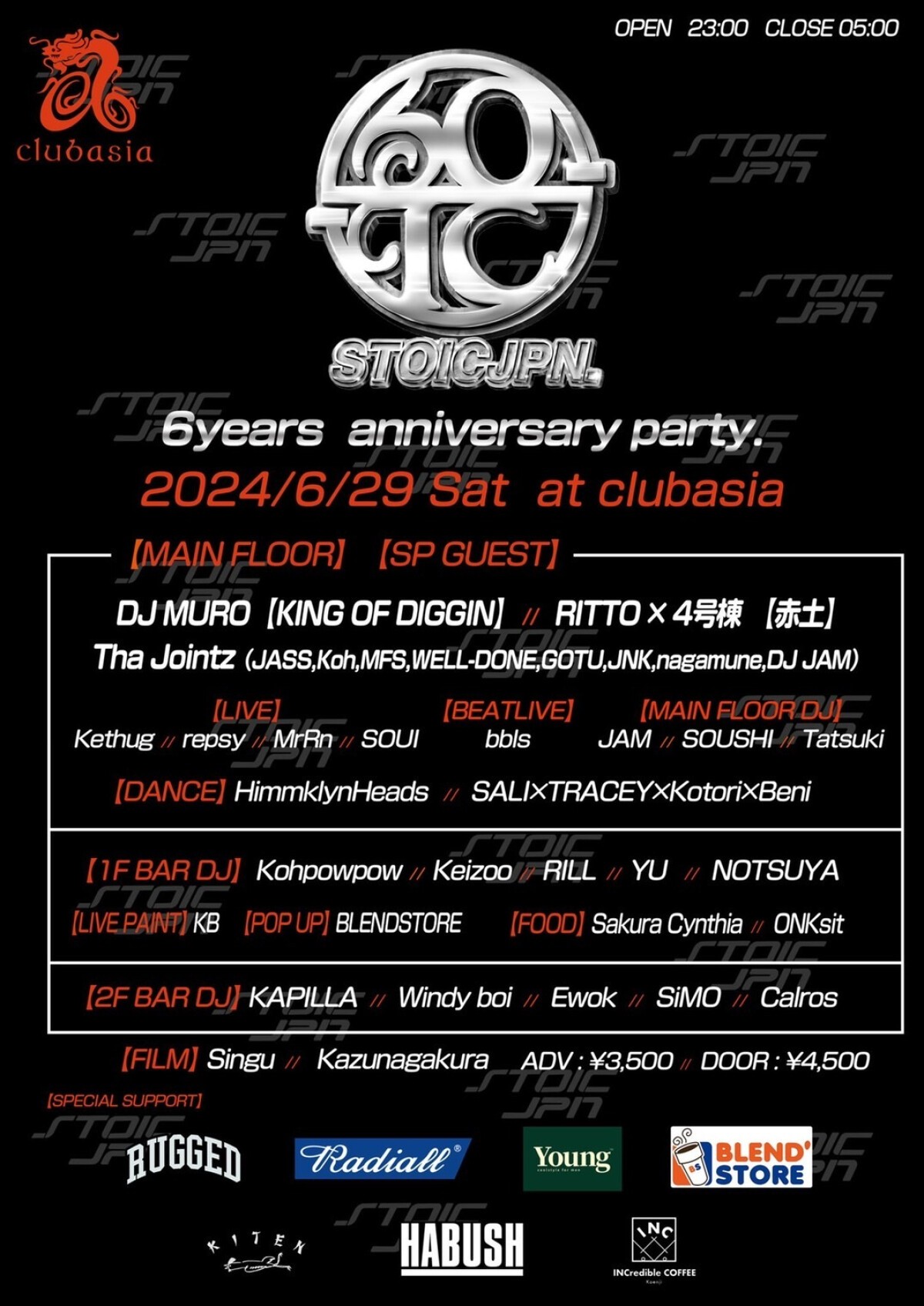 Stoicjpn 6years Anniversary party.