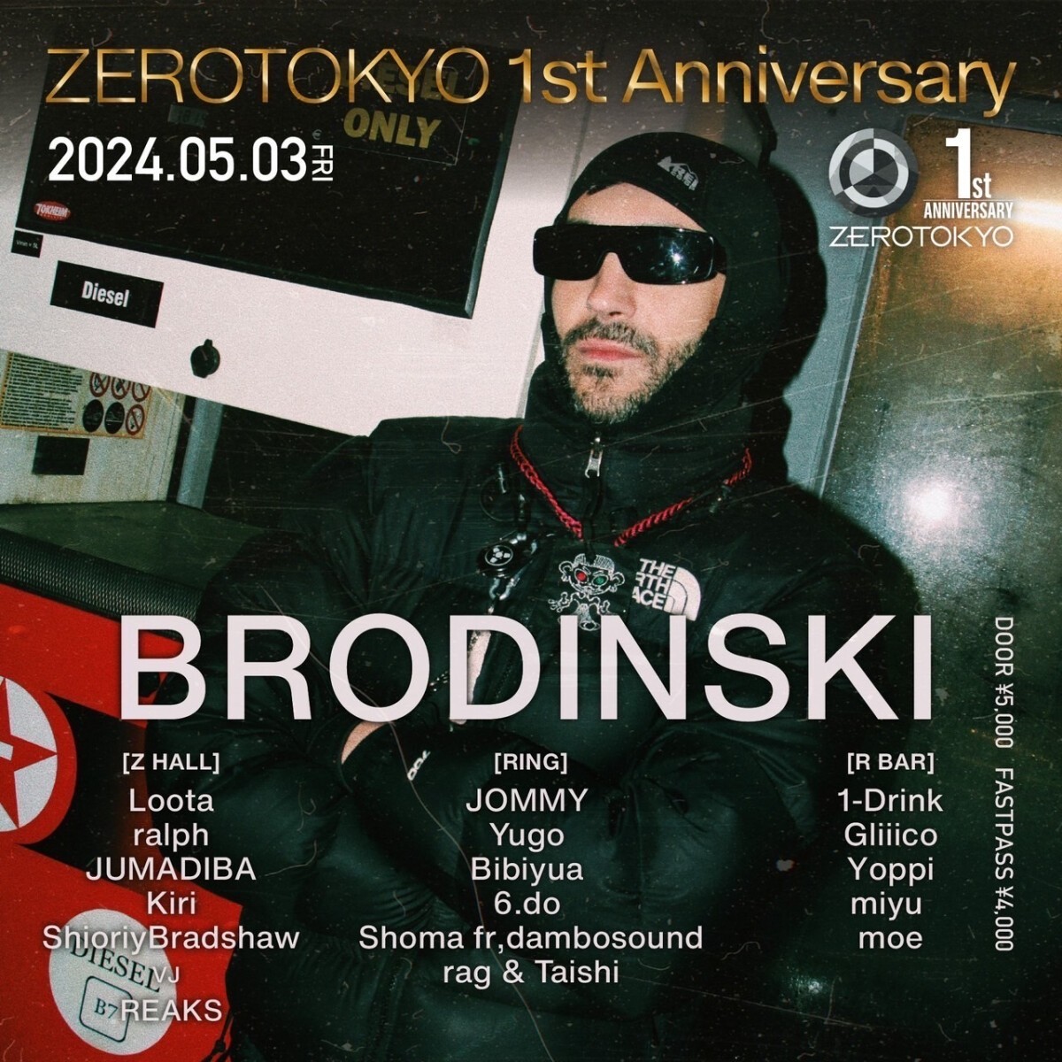 ZEROTOKYO 1st Anniversary  Brodinski