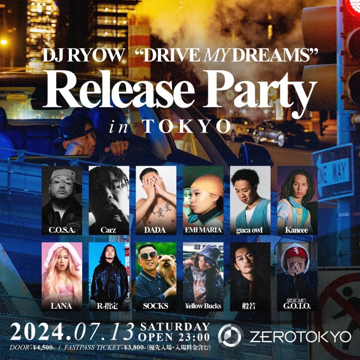 DJ RYOW - DRIVE MY DREAMS Release Party in TOKYO