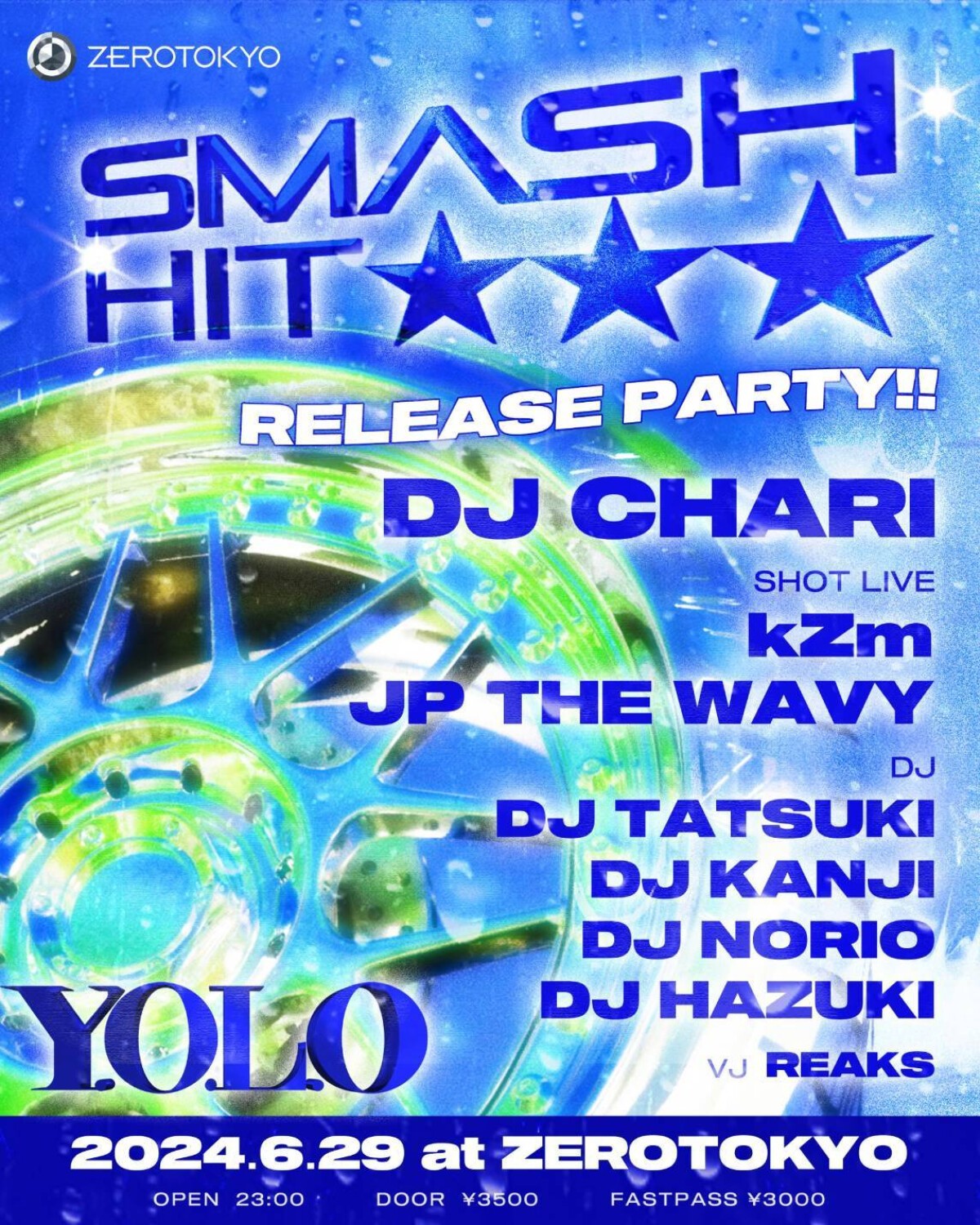 Y.O.L.O -DJ CHARI “SMASH HIT” Release Party-