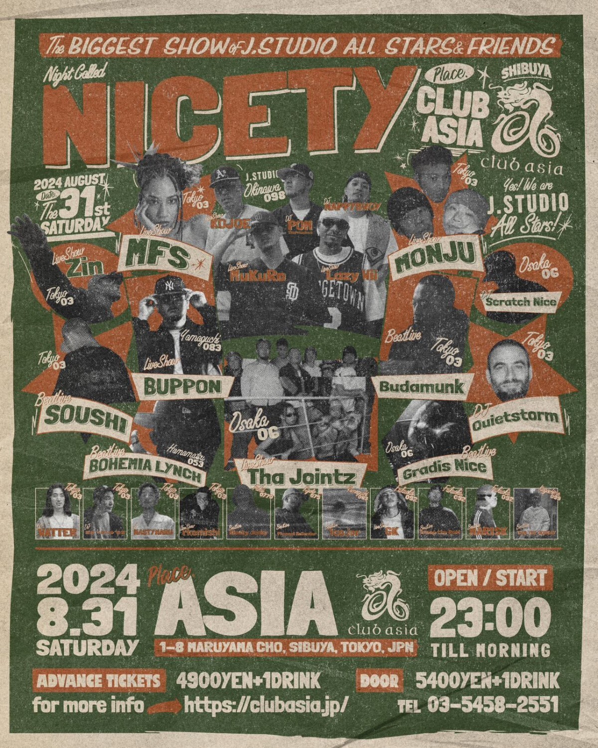 J.STUDIO 098 presents “NICETY” @clubasia  -The Biggest Show of J.STUDIO All Stars & Friends-