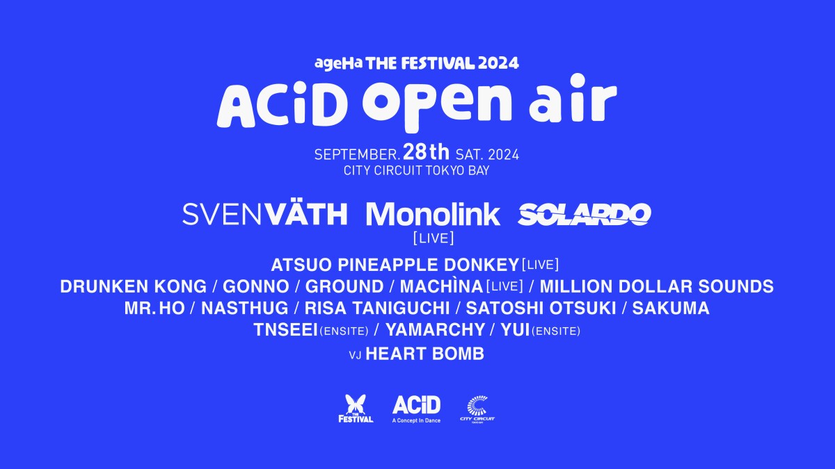 ageHa THE FESTIVAL 2024 ACiD open air