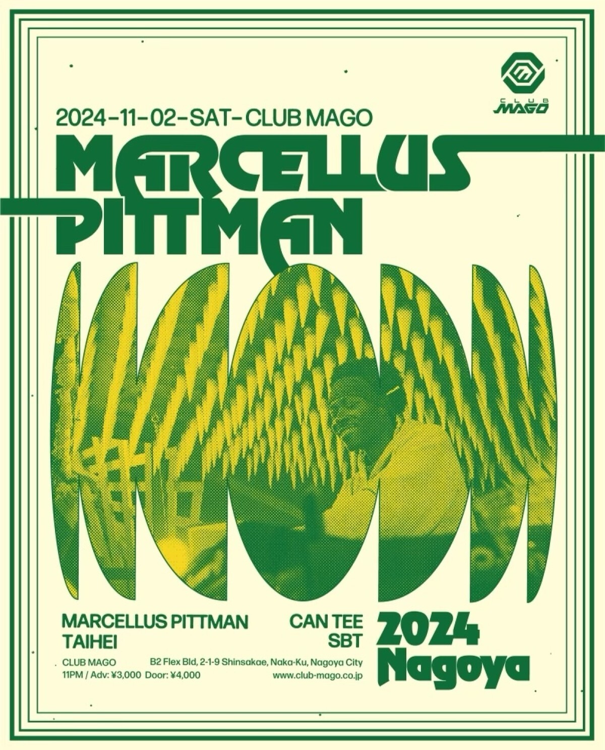 Marcellus Pittman japan tour nagoya