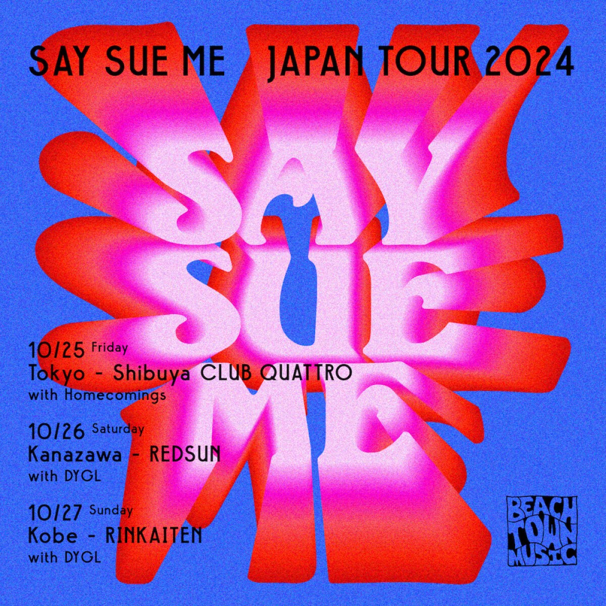 Say Sue Me Japan Tour 2024 Kanazawa