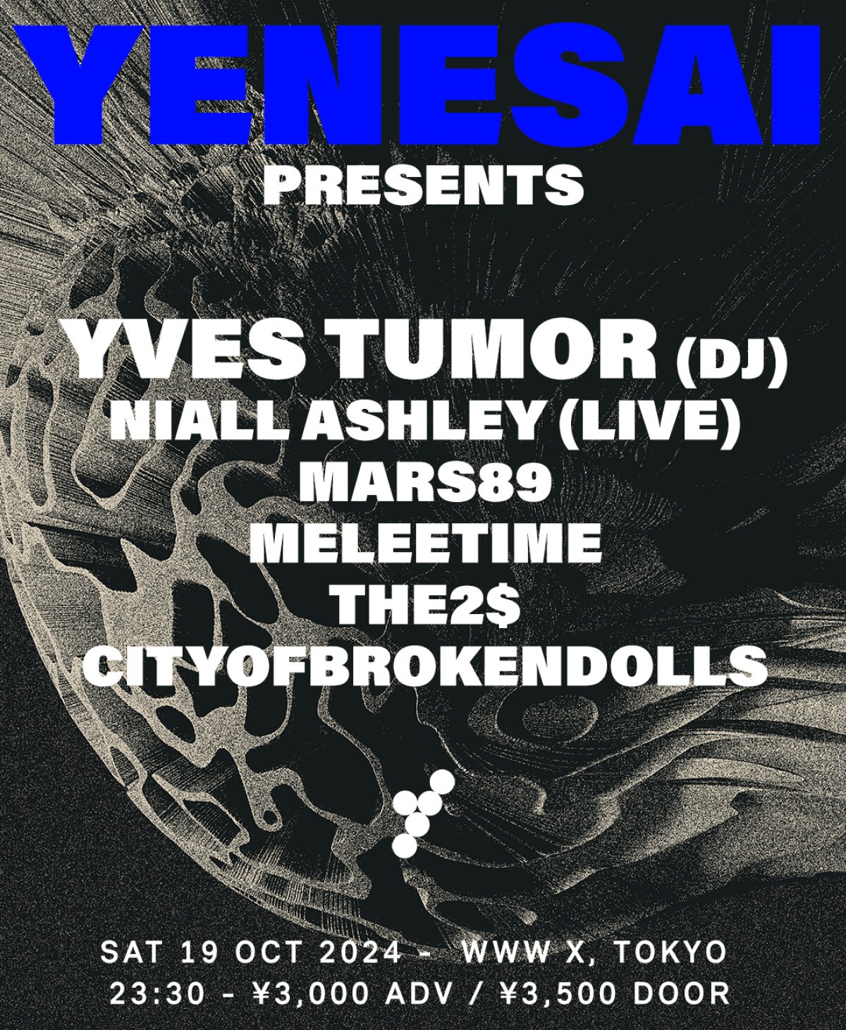 Yenesai Presents Yves Tumor in Tokyo, with Niall Ashley & friends