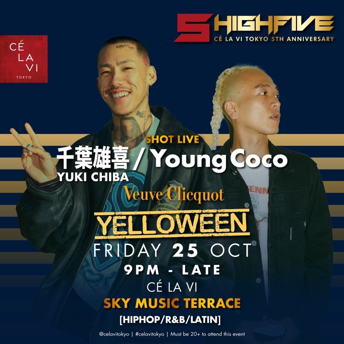 YELLOWEEN -CÉ LA VI TOKYO 5th Anniversary- SHOT LIVE 千葉雄喜 / Young Coco