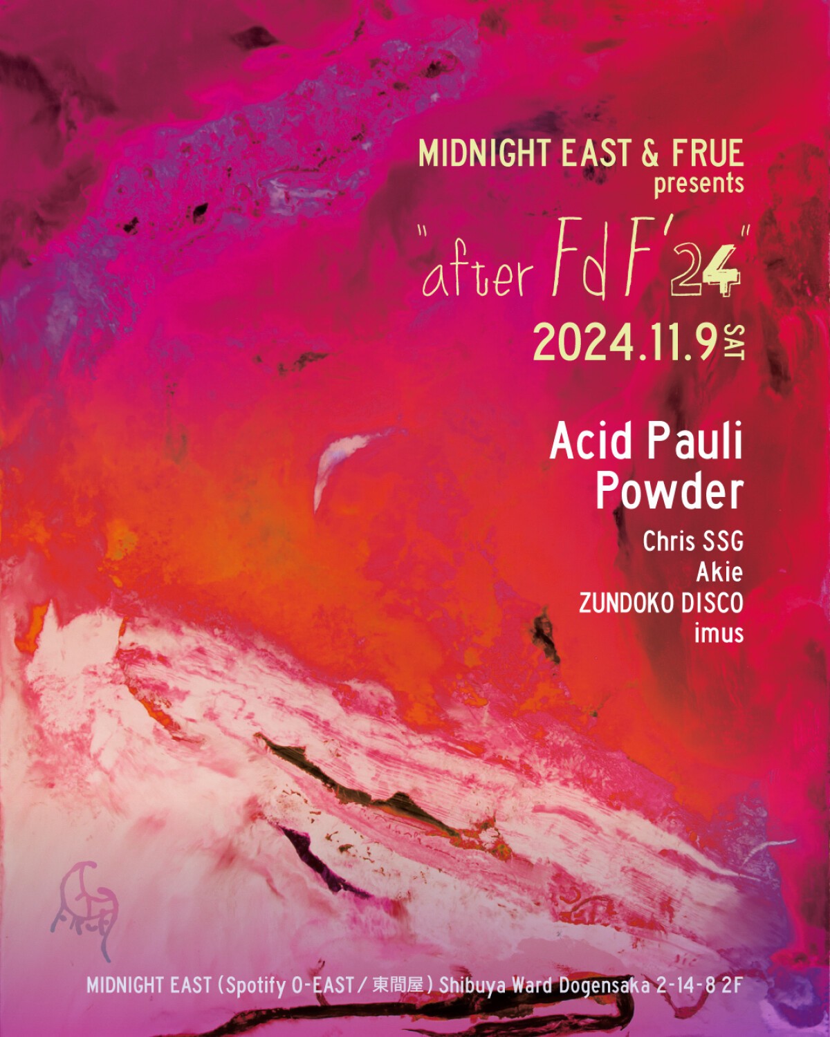 MIDNIGHT EAST & FRUE presents "after FdF'24"