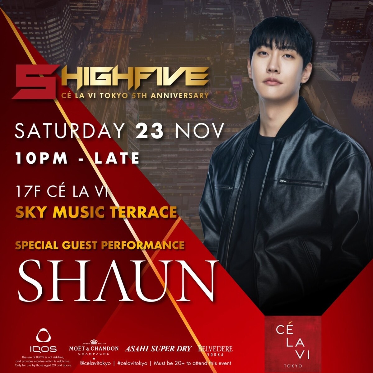 HIGHFIVE-CÉ LA VI TOKYO 5th Anniversary- Special Guest Performance SHAUN