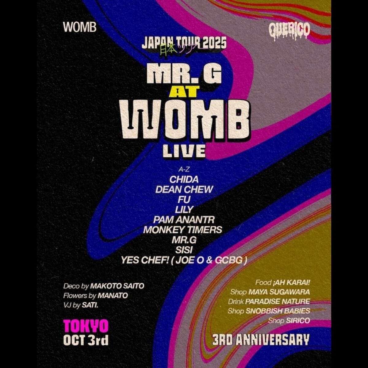 MR.G (LIVE) JAPAN TOUR -QUERICO 3RD ANNIVERSARY