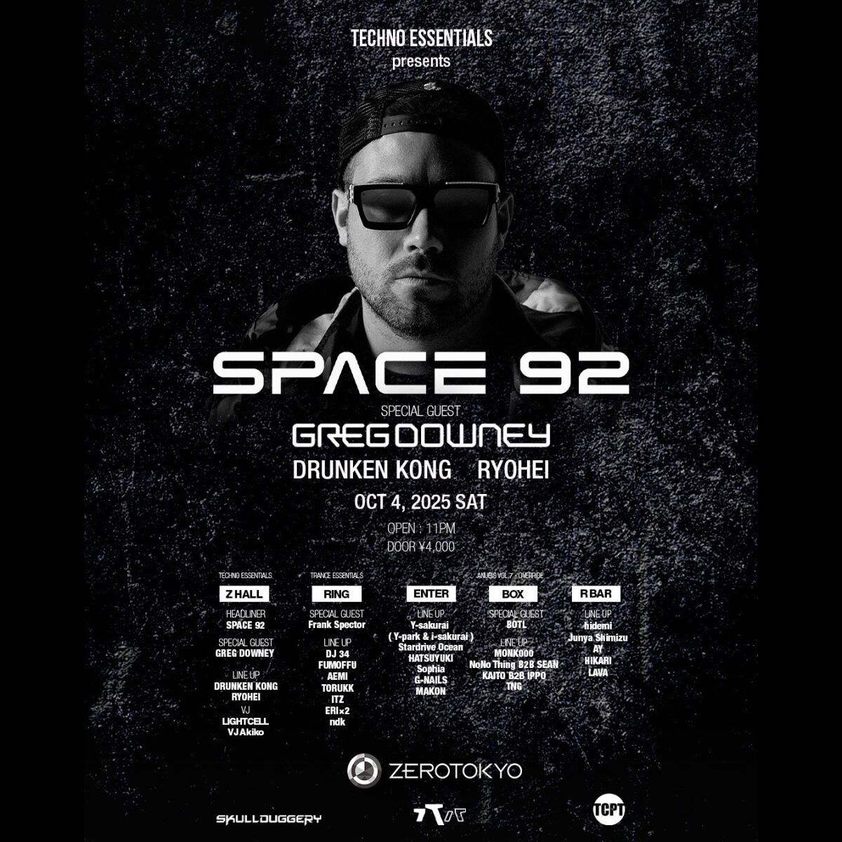 TECHNO ESSENTIALS presents SPACE 92 feat. GREG DOWNEY