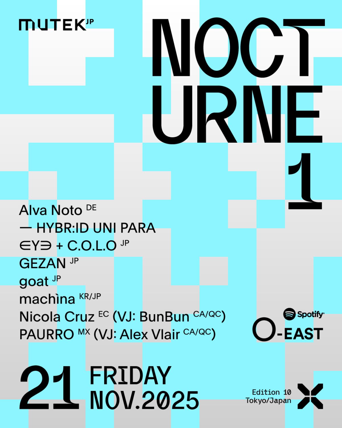MUTEK.JP 2025 Nocturne 1