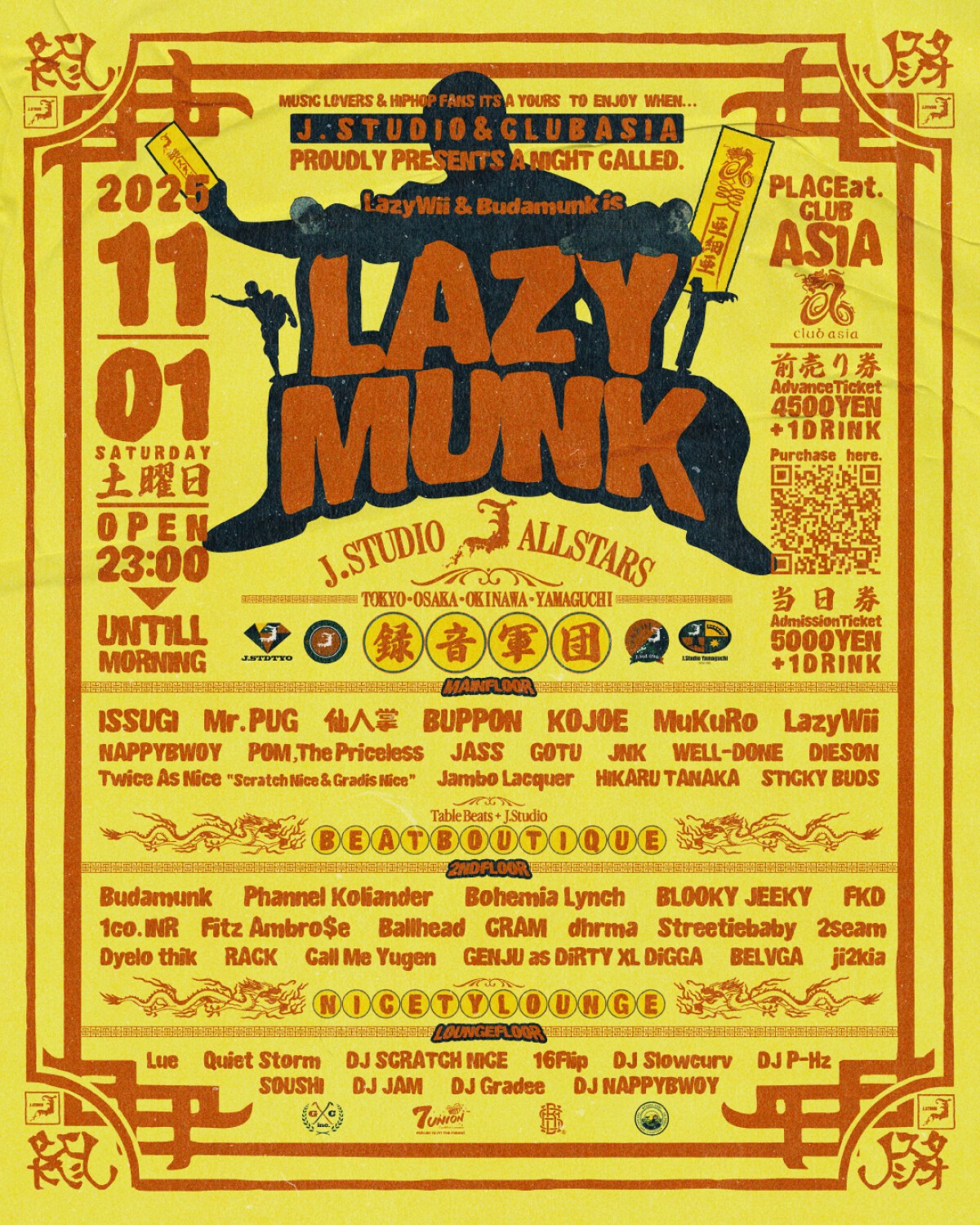 J.STUDIO 098 presents “LAZYMUNK” -The Biggest Show of J
