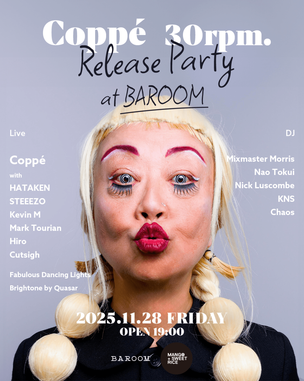 Coppé 30rpm. Release Party at BAROOM