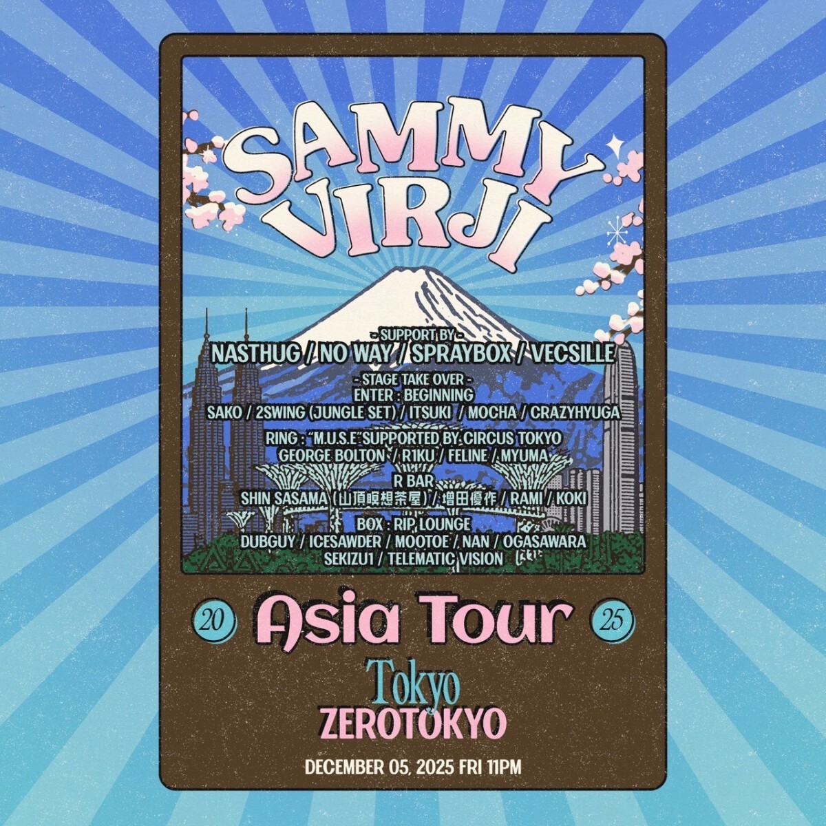 SAMMY VIRJI ASIA TOUR 2025
